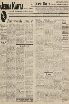 Jedna Karta : pierwszy w Polsce dziennik Narodowo-Socjalistyczny. 1933, nr 55