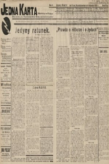 Jedna Karta : pierwszy w Polsce dziennik Narodowo-Socjalistyczny. 1933, nr 57