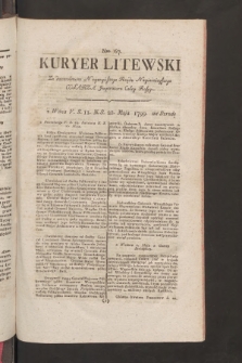 Kuryer Litewski. 1799, nr 67
