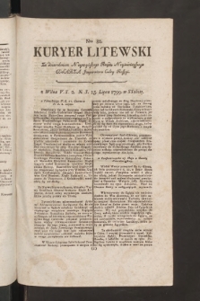 Kuryer Litewski. 1799, nr 82