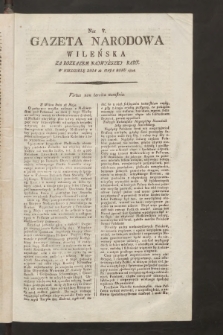 Gazeta Narodowa Wileńska : za rozkazem Najwyższej Rady. 1794, nr 5