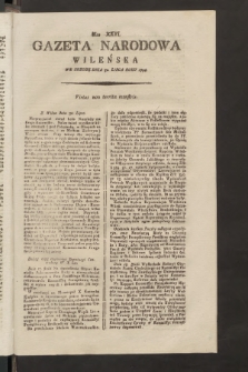 Gazeta Narodowa Wileńska : za rozkazem Najwyższej Rady. 1794, nr 26