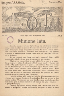 Lot : dwutygodnik młodzieży. 1930, nr 1