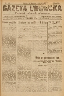 Gazeta Lwowska. 1923, nr 285