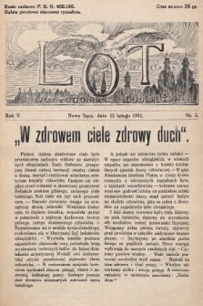 Lot : dwutygodnik młodzieży. 1931 V, nr 3