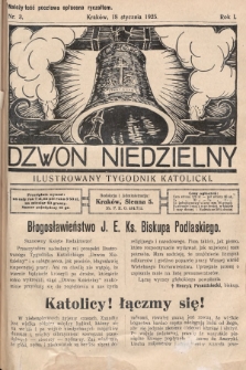 Dzwon Niedzielny : ilustrowany tygodnik katolicki. 1925, nr 3