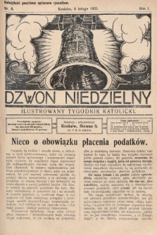 Dzwon Niedzielny : ilustrowany tygodnik katolicki. 1925, nr 6