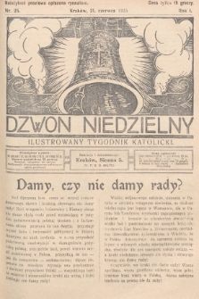 Dzwon Niedzielny : ilustrowany tygodnik katolicki. 1925, nr 25