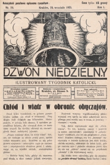 Dzwon Niedzielny : ilustrowany tygodnik katolicki. 1925, nr 38