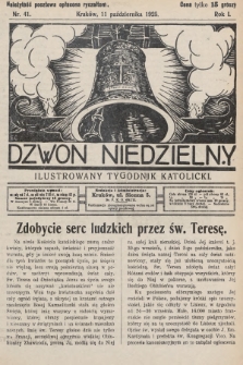 Dzwon Niedzielny : ilustrowany tygodnik katolicki. 1925, nr 41