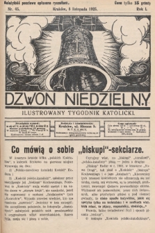 Dzwon Niedzielny : ilustrowany tygodnik katolicki. 1925, nr 45