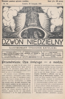 Dzwon Niedzielny : ilustrowany tygodnik katolicki. 1925, nr 48