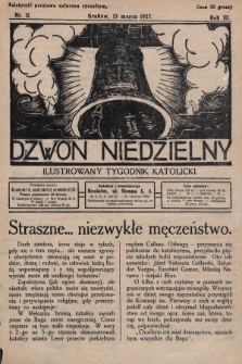 Dzwon Niedzielny : ilustrowany tygodnik katolicki. 1927, nr 11