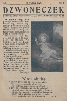 Dzwoneczek : dodatek dwutygodniowy do „Dzwonu Niedzielnego”. 1929, nr 51