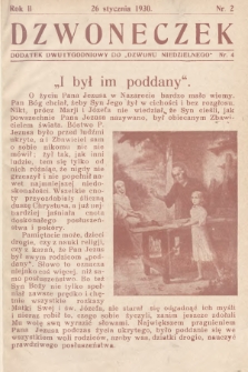 Dzwoneczek : dodatek dwutygodniowy do „Dzwonu Niedzielnego". 1930, nr 4