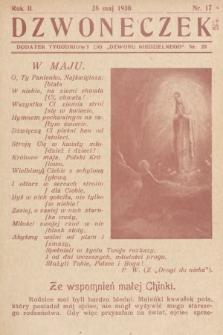 Dzwoneczek : dodatek tygodniowy do „Dzwonu Niedzielnego". 1930, nr 20