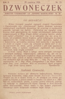 Dzwoneczek : dodatek tygodniowy do „Dzwonu Niedzielnego". 1930, nr 26