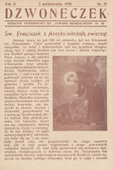 Dzwoneczek : dodatek tygodniowy do „Dzwonu Niedzielnego". 1930, nr 40