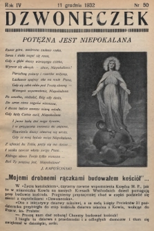 Dzwoneczek. 1932, nr 50