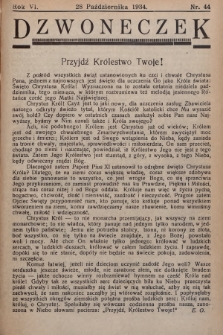 Dzwoneczek. 1934, nr 44