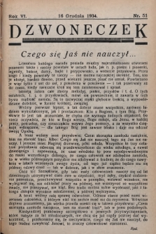 Dzwoneczek. 1934, nr 51