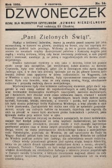 Dzwoneczek : dział dla młodszych czytelników „Dzwonu Niedzielnego". 1935, nr 24