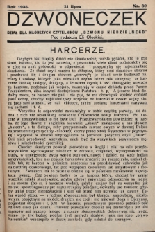 Dzwoneczek : dział dla młodszych czytelników „Dzwonu Niedzielnego". 1935, nr 30