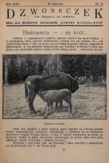 Dzwoneczek : dział dla młodszych czytelników „Dzwonu Niedzielnego". 1936, nr 3
