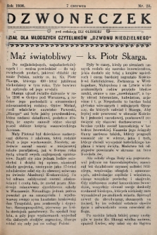 Dzwoneczek : dział dla młodszych czytelników „Dzwonu Niedzielnego". 1936, nr 23