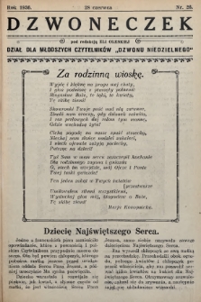 Dzwoneczek : dział dla młodszych czytelników „Dzwonu Niedzielnego". 1936, nr 26