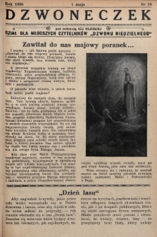 Dzwoneczek : dział dla młodszych czytelników „Dzwonu Niedzielnego". 1938, nr 18
