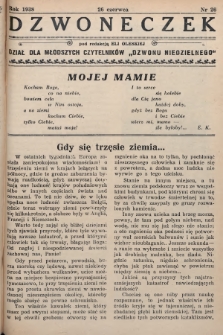 Dzwoneczek : dział dla młodszych czytelników „Dzwonu Niedzielnego". 1938, nr 26