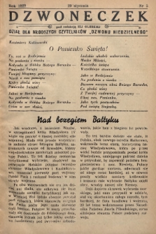 Dzwoneczek : dział dla młodszych czytelników „Dzwonu Niedzielnego". 1939, nr 5