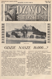 Dzwon Niedzielny. 1932, nr 31