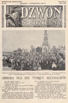 Dzwon Niedzielny. 1932, nr 40
