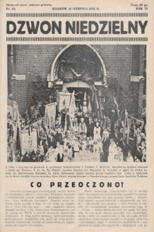 Dzwon Niedzielny. 1933, nr 33