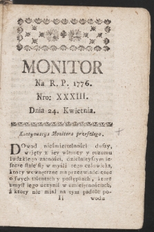 Monitor. 1776, nr 33