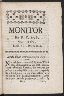 Monitor. 1776, nr 75