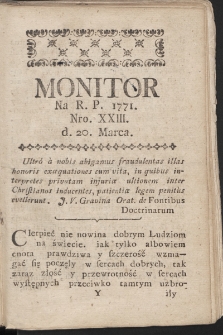 Monitor. 1771, nr 23