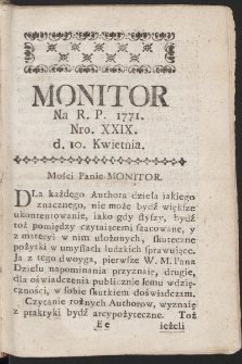 Monitor. 1771, nr 29