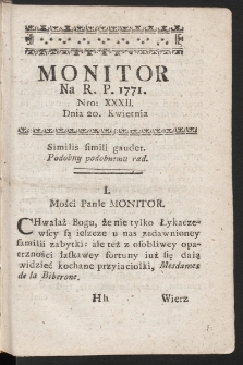 Monitor. 1771, nr 32