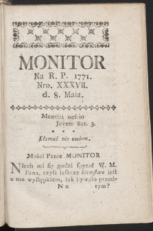 Monitor. 1771, nr 37