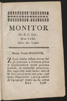 Monitor. 1771, nr 58