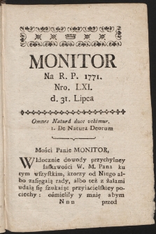 Monitor. 1771, nr 61