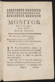 Monitor. 1771, nr 64