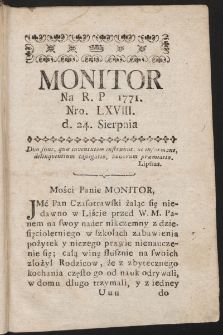 Monitor. 1771, nr 68