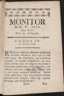 Monitor. 1771, nr 91