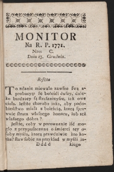 Monitor. 1771, nr 100