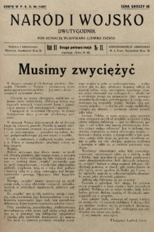 Naród i Wojsko : dwutygodnik pod redakcją Władysława Ludwika Everta. 1929, nr 10