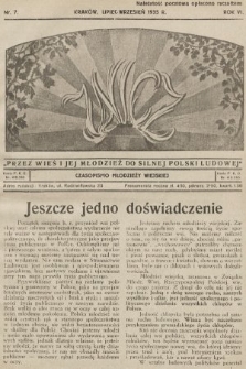 Znicz : czasopismo młodzieży wiejskiej. 1935, nr 7